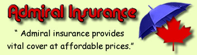 Logo of Admiral insurance Canada, Admiral insurance quotes, Admiral insurance Products