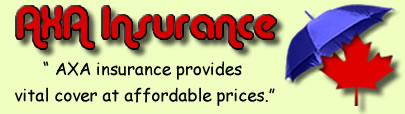 Logo of AXA insurance Canada, AXA insurance quotes, AXA insurance Products