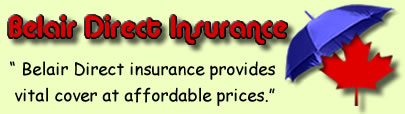 Logo of Belair insurance Canada, Belair Direct insurance quotes, Belair insurance Products