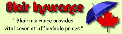 Logo of Blair insurance Canada, Blair insurance quotes, Blair insurance reviews