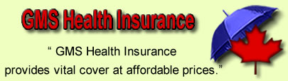 Logo of GMS Health Insurance, GMS Canada Logo, GMS Medical Insurance Logo