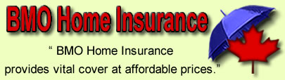 Logo of BMO Home Insurance, BMO Canada Logo, BMO Mortgage Insurance Logo